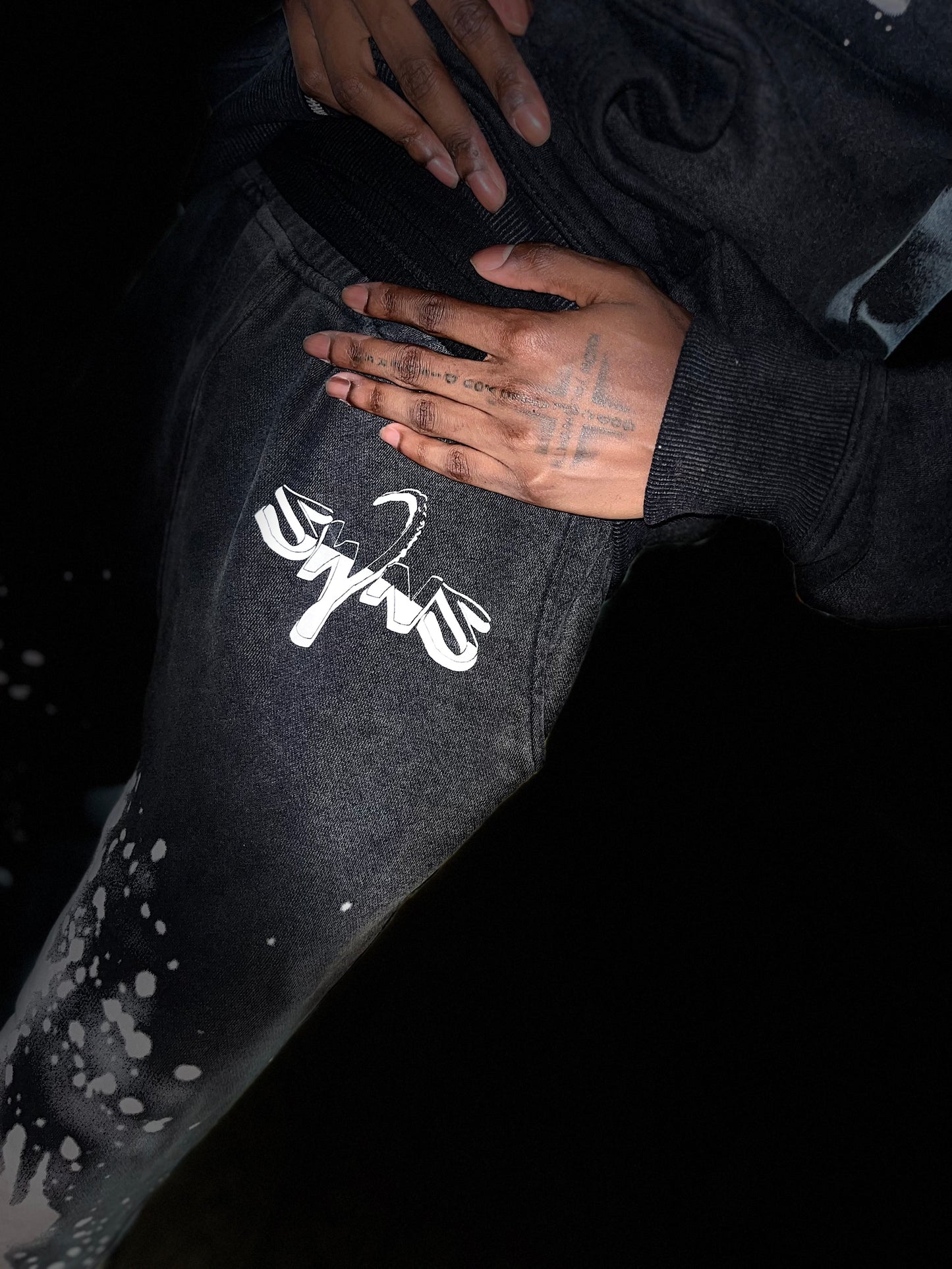 SWNS Raven Black Sweatpants